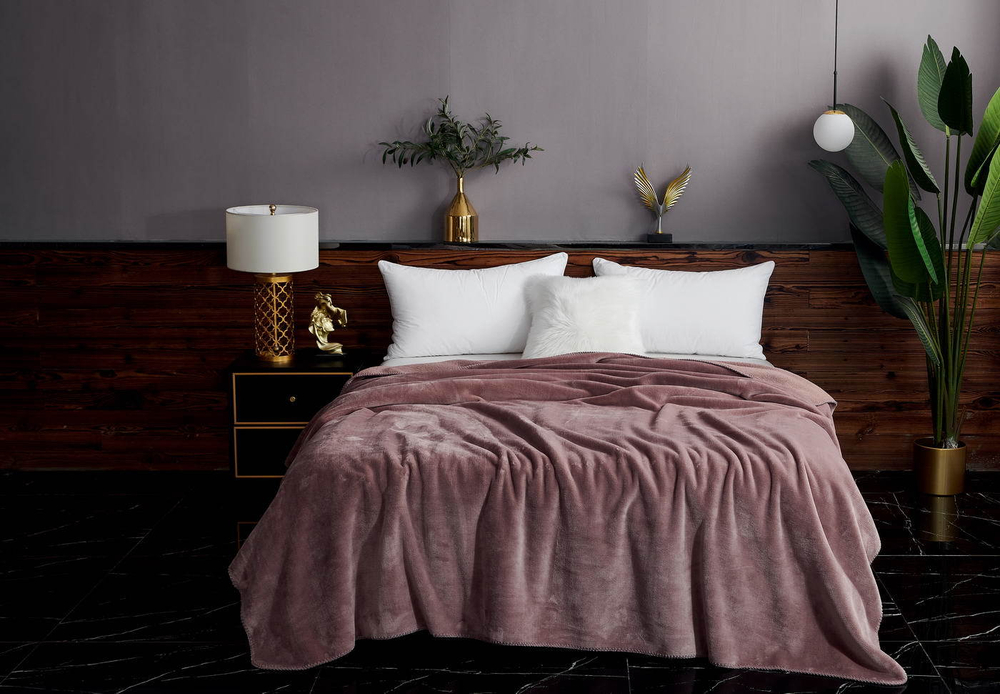 Покрывало 160х220 Sofi De MarkO София пепельная роза