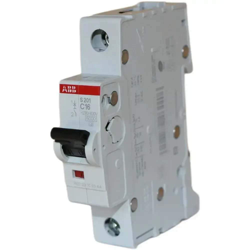 Автоматический выключатель ABB S201 С16 6кА тип C 2CDS251001R0164