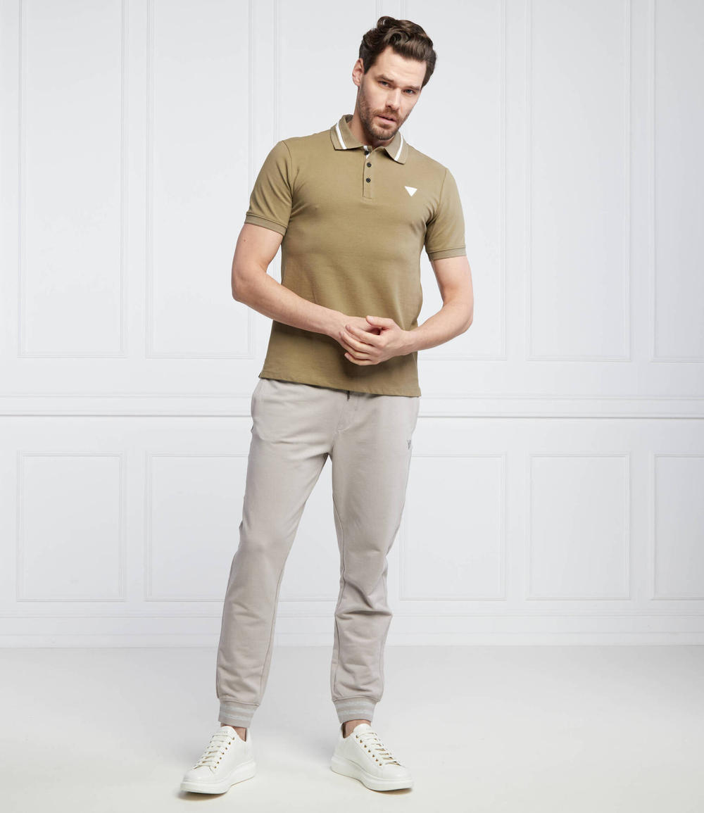 поло GUESS - оливковый (M2RP60 K7O61)