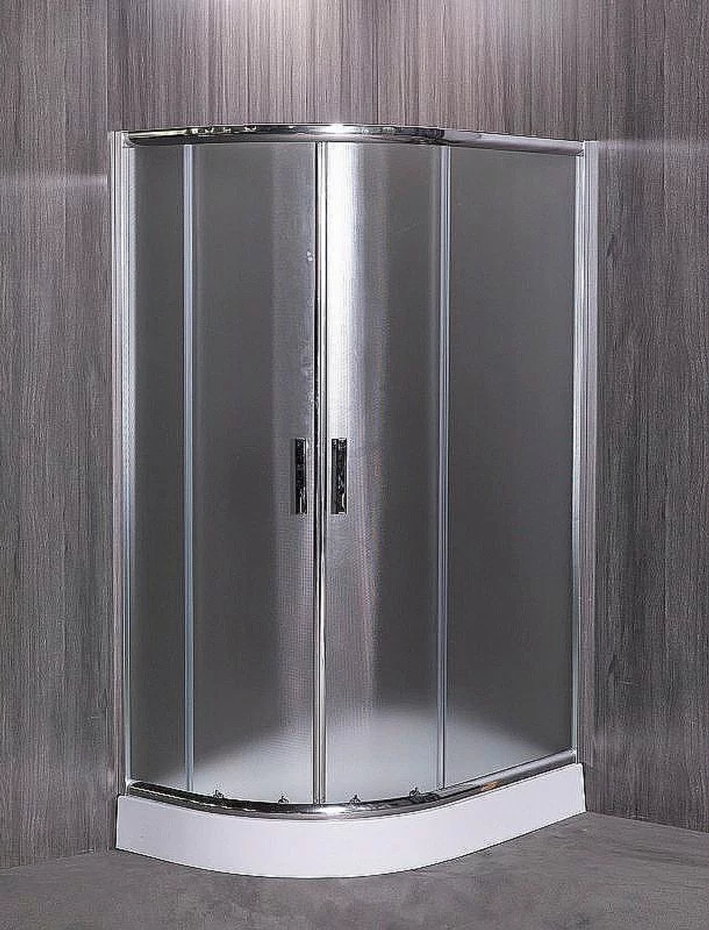 Душевой уголок Esbano ESR-8027A ESUGR8027AL 120x80 стекло рифленое, матовое/профиль хром