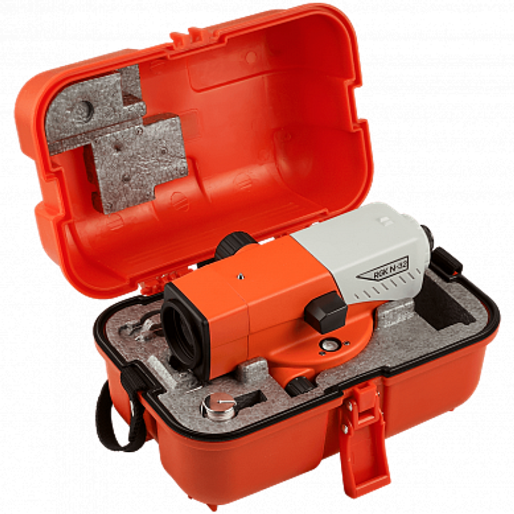 Комплект оптический нивелир RGK N-32 + штатив S6-N + рейка AMO S5