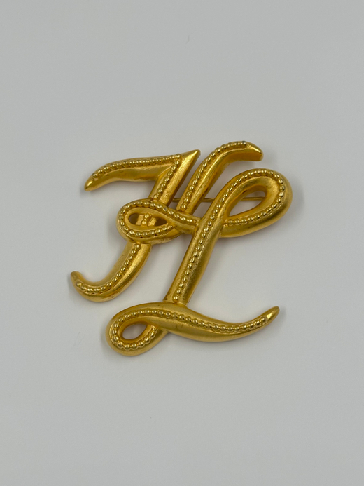 Брошь Лого Karl Lagerfeld