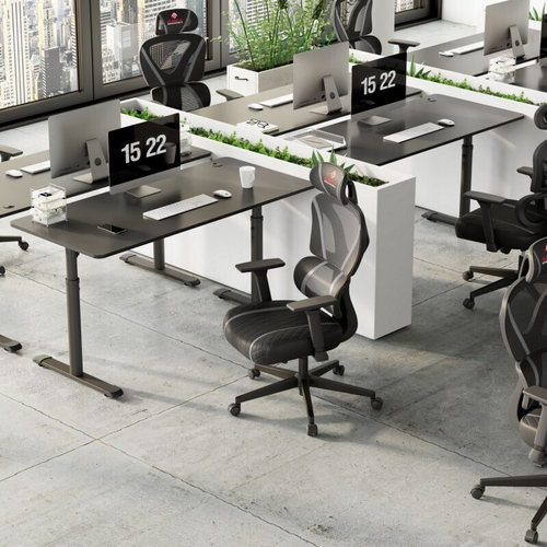 Компьютерное кресло (для геймеров) Eureka Norn, серый (ERK-GC06-GY)