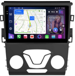 Магнитола для Ford Mondeo 5 2015-2019 (взамен 5" экрана, без SYNC) - FarCar 377M монитор 9.5" QLED на Android 14, TS18, CarPlay, 4G SIM-слот