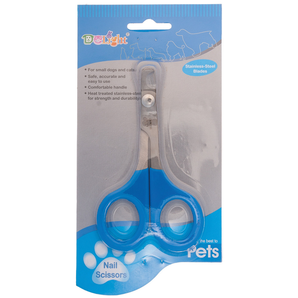 Когтерез-ножницы DeLIGHT большой загнутый для кошки