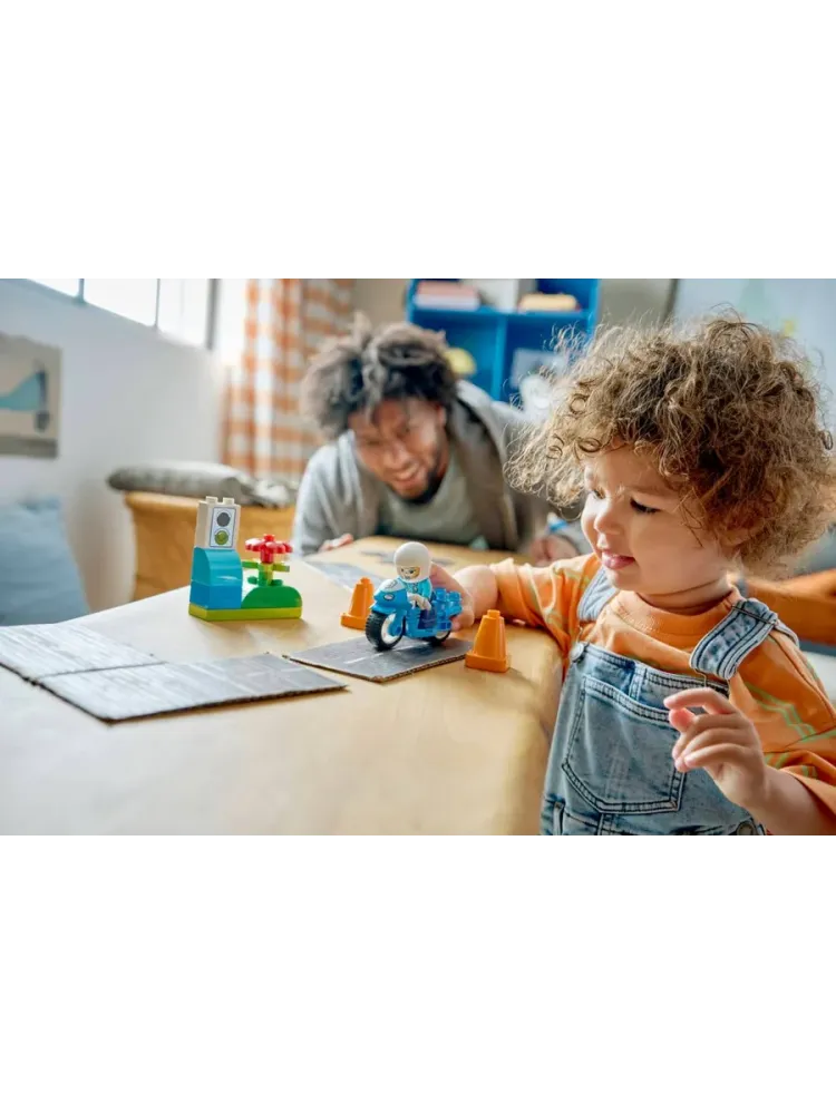 Конструктор DUPLO 10471 Синий Полицейский Мотоцикл