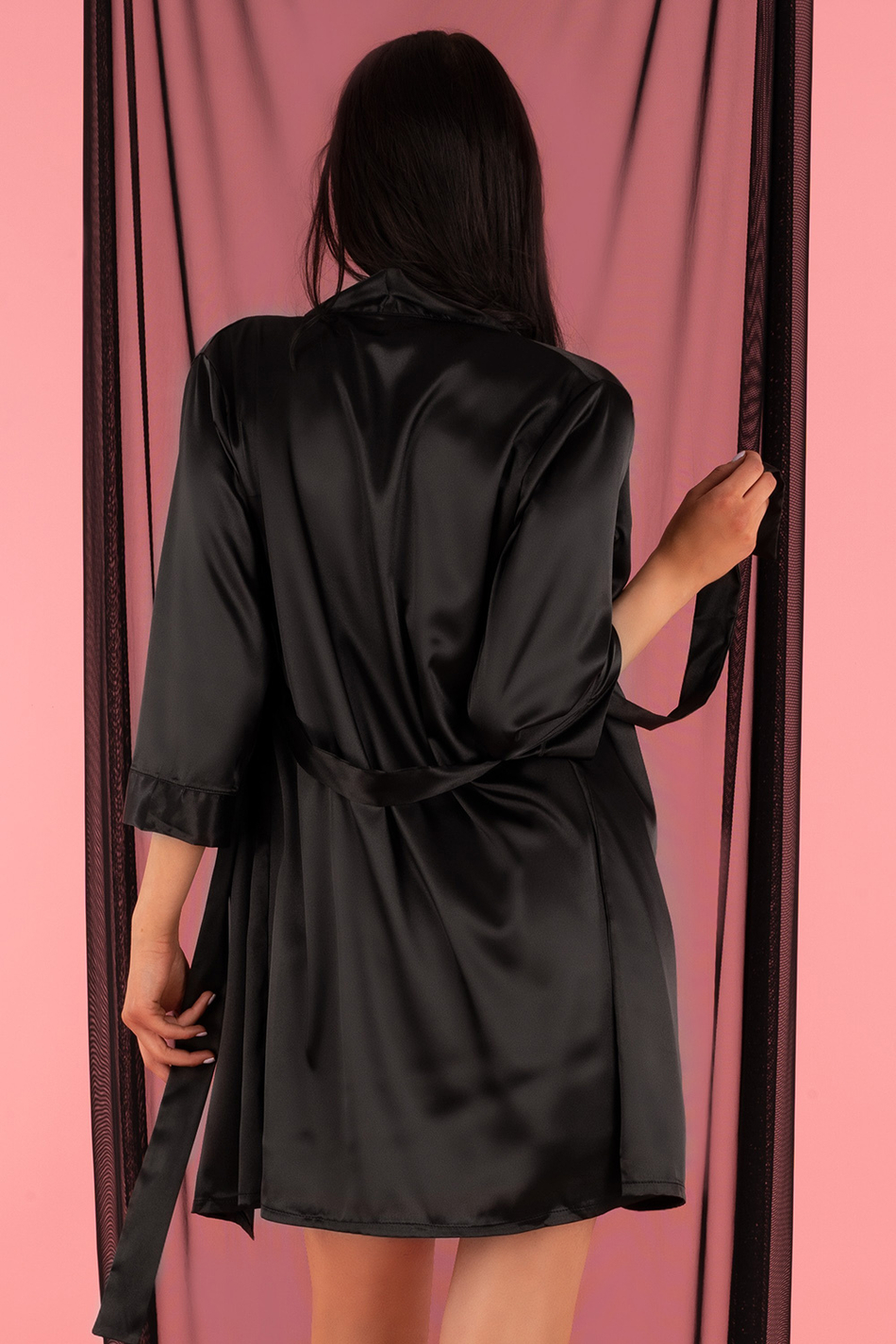 LC 90520 Edelina szlafrok Black