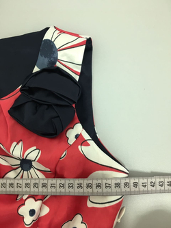 Платье AScool "красное с белыми цветами" 44 размер, новое