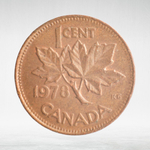 Canada, 1 Cent, 1978 – Elizabeth II (Second Portrait), XF