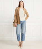 Хлопковый топ Marc Cain - кремовый (WC 61.05 M73)