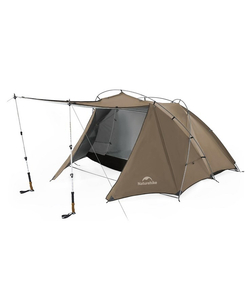 Палатка Naturehike Hillock 6, 2-местная, коричневая