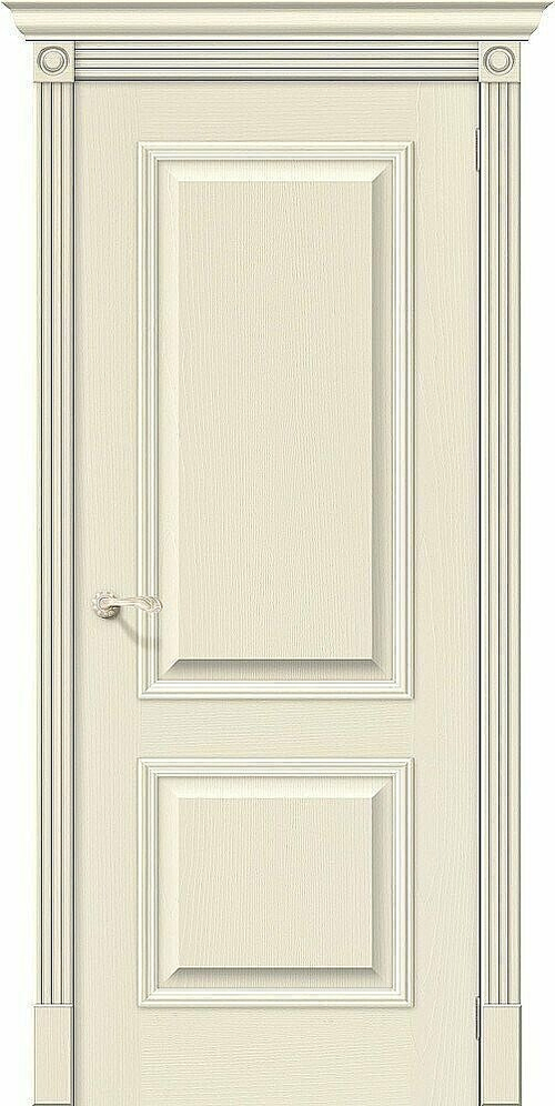Дверь Вуд Классик-12 / Цвет Ivory / Двери Браво
