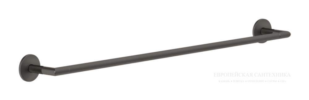 Полотенцедержатель Gessi Anello, настенный, 600 мм, цвет Black Metal Brushed PVD