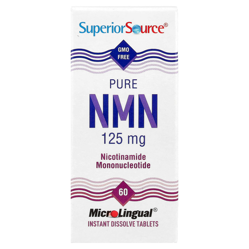 Superior Source, Pure NMN, 60 быстрорастворимых таблеток