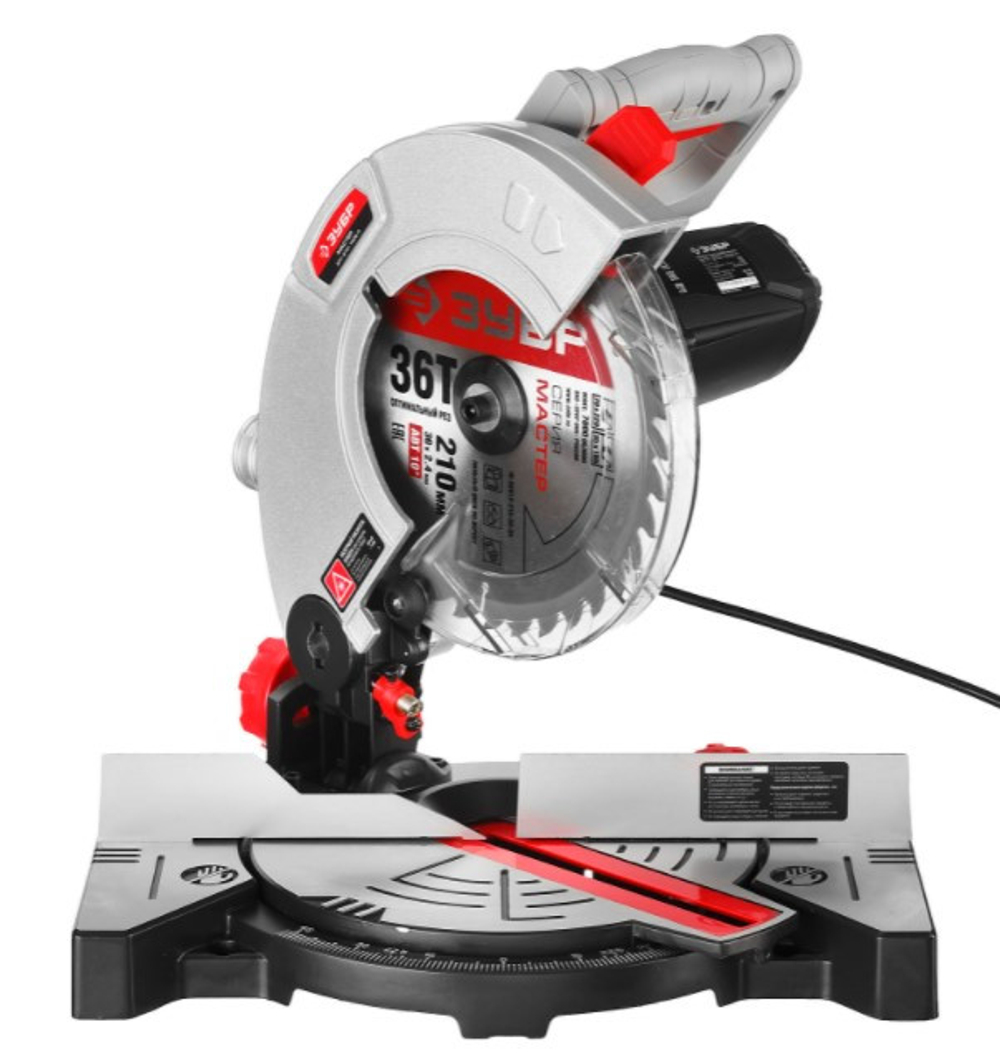 Пила торцовочная Зубр Мастер ЗПТ-210-1600 ПЛ