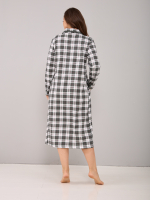 Халат Х-138/хаки-клетка