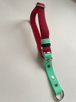 Yki too Ощейник удавка из биотана 25 мм , 35-45 см. винный и мята