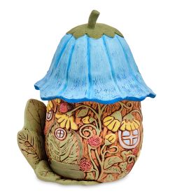 ZLC-179/05 Кашпо керамич. «Лесной домик - колокольчик»