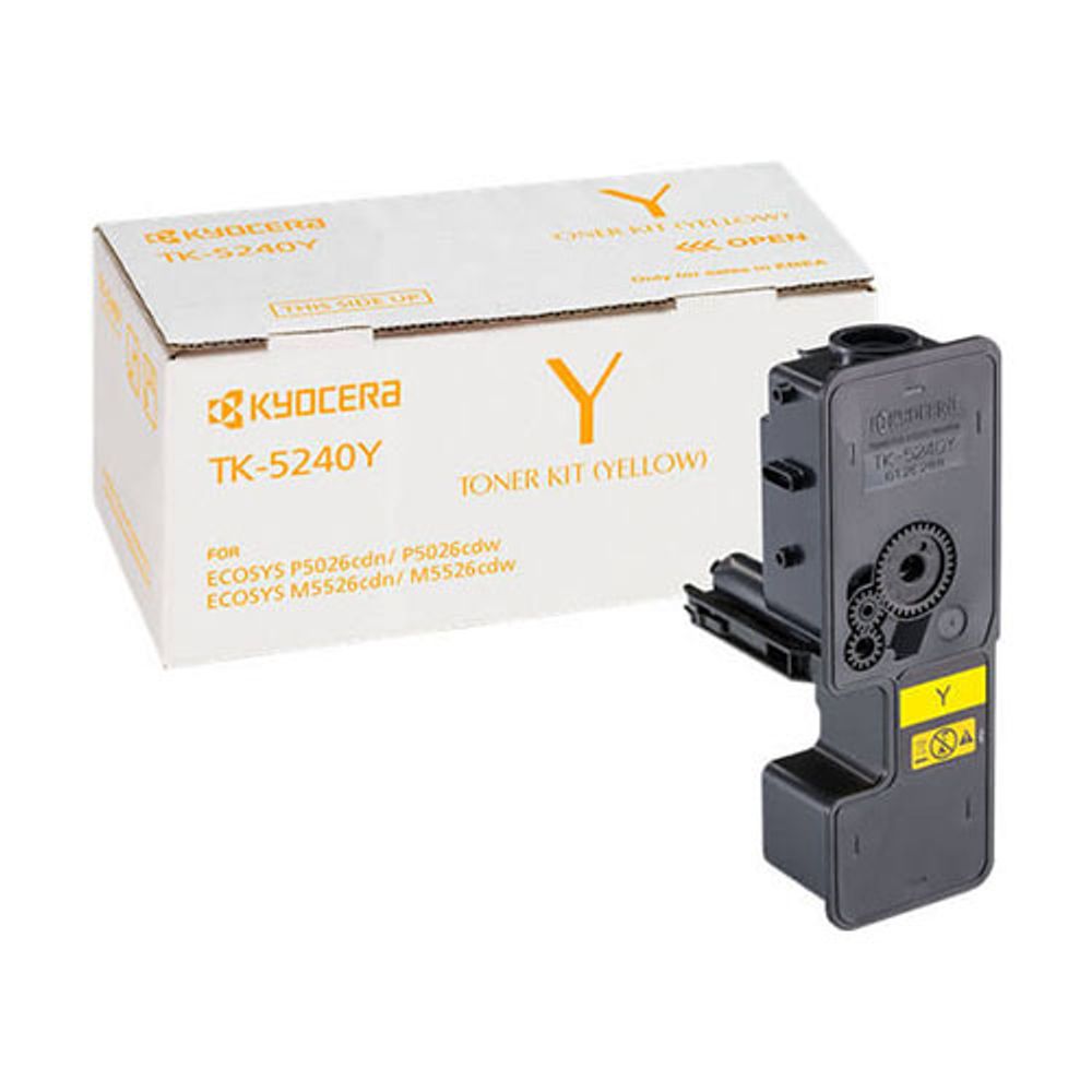 Тонер-картридж Kyocera TK-5240Y Yellow для P5026cdn, M5526cdn (1T02R7ANL0)