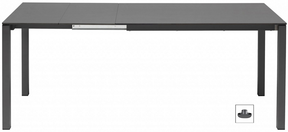 Стол ламинированный раздвижной Scab Design Pranzo Extendable, антрацит