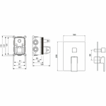Смеситель для душа Aquatek Либра AQ1647CR Хром