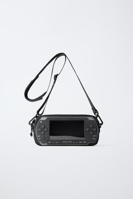 ZARA СУМКА ЧЕРЕЗ ПЛЕЧО PSP™, ЧЕРНЫЙ