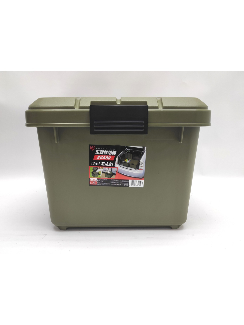 Ящик экспедиционный IRIS RV BOX 400, хаки, 28 литров 42x37,5x33 см.