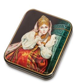 Народные промыслы ШК-55/142 Шкатулка «У камина» исп. Демина А.