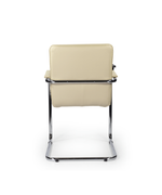 Стул София хром со столиком, экокожа Santorini, цвет бежевый
