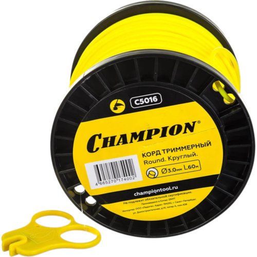 Леска CHAMPION Round 3,0*60 м (круг)   C5016