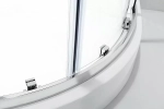 Душевой уголок Cezares Molveno 100x80 MOLVENO-RH-2-100/80-P-Cr стекло рифленое матовое/профиль хром