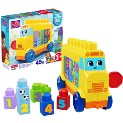 MEGA Bloks - Автобус с блоками "Строй и учись" JKG34