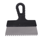 Шпатель ВИХРЬ 6х6 мм, зубчатый, нержавейка, пластик, 200мм