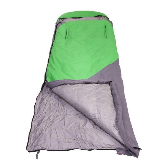 Спальный мешок пуховый PREMIER (190+30)х80см (t-25C) зеленый (PR-YJSD-32-G)