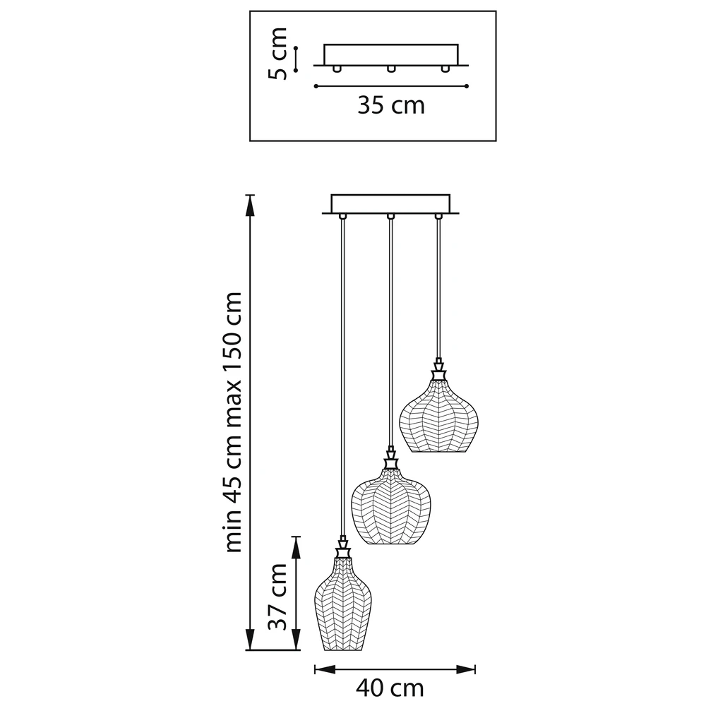 Подвесной светильник Lightstar ROCCO 793236