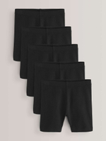 Шорты-велосипедки с обычной посаадкой для девочки Next A05-641, 5 шт., Черный