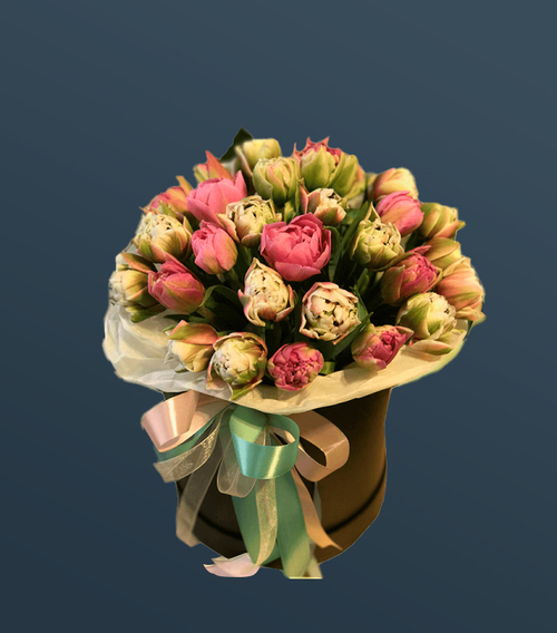 Букет Фан тюльпан