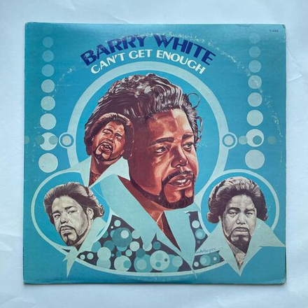 Винтажная виниловая пластинка LP Barry White, Can't Get Enough (США 1974)