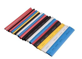 Кембрик (набор) №02  20шт (3;3,5;4;5;6;8;10) REXANT цвет-микс по 10см 290102