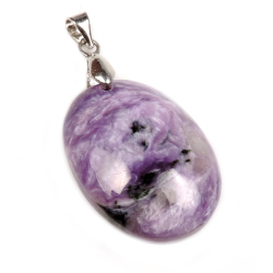 Кулон "Овал" чароит