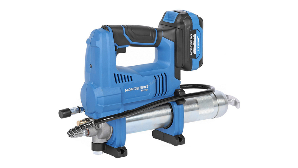 NORDBERG (NE774K) Шприц аккумуляторный для густой смазки, 420 мл