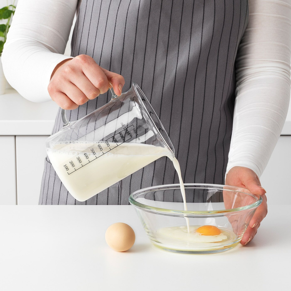 Мерный кувшин IKEA VARDAGEN (ВАРДАГЕН), Стекло, 1 л