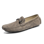 KAYITE Gommino Loafers Men"s Khaki/Black/Gray