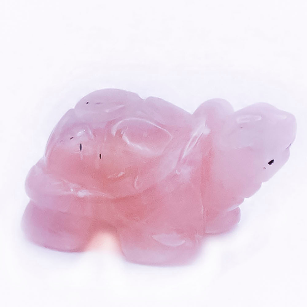 Черепаха Розалинда розовый кварц 63.1