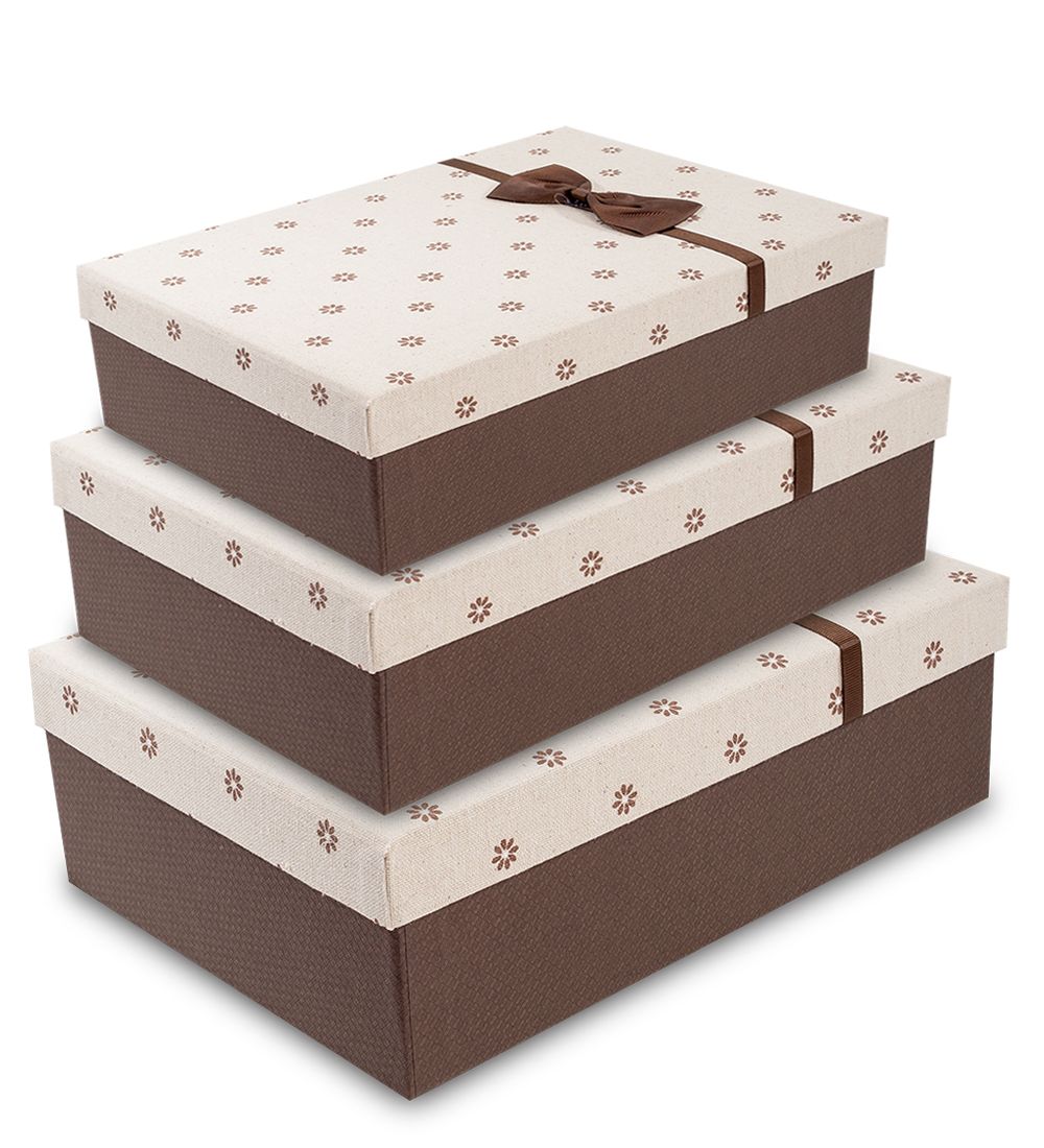 WF-19-B Набор коробок из 3шт «Прямоугольник»