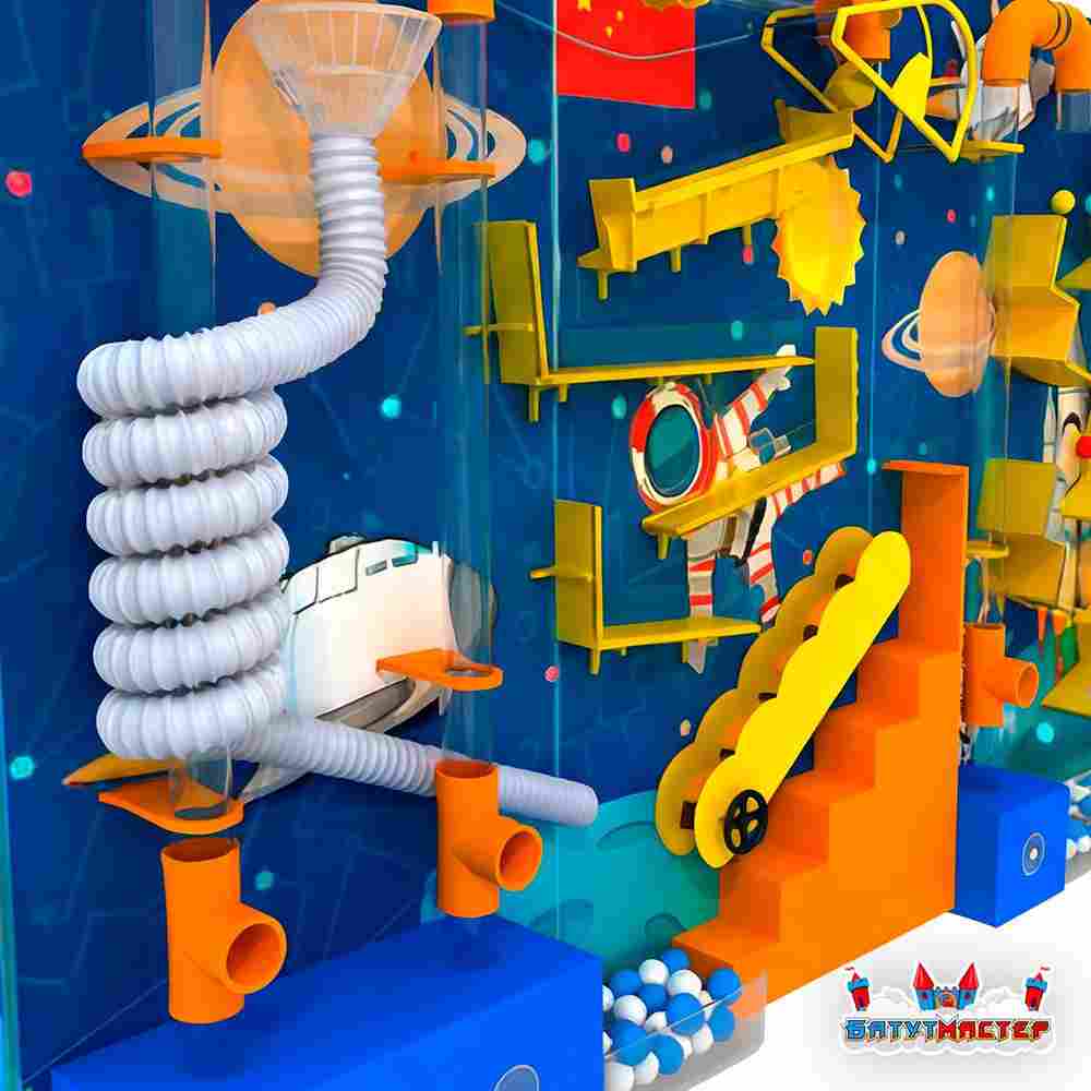 Интерактивная стена оборудование «По следам звёзд», 6,5×1,8×3,2 м