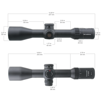 Оптический прицел Vector Optics Continental 3-18x50 FFP, сетка VCT-34FFP, 34 мм, азотозаполненный,подсветка красным  (SCFF-28)