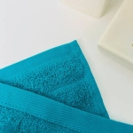 Полотенце махровое 70*140см «FLUFFY» цвет морской волны 02-079, плотность 500гр/м2