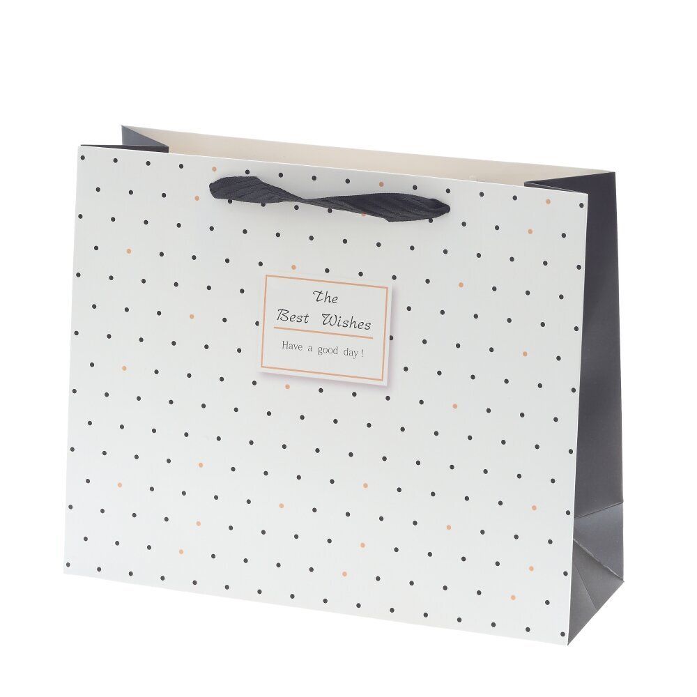 GAEM Пакет подарочный M (бумага 230г/м2, блок микс 12шт), L32 W11 H26 см, 4в.