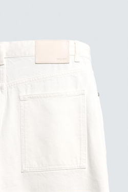ZARA ДЖИНСЫ WIDE LEG, БЕЛЫЙ